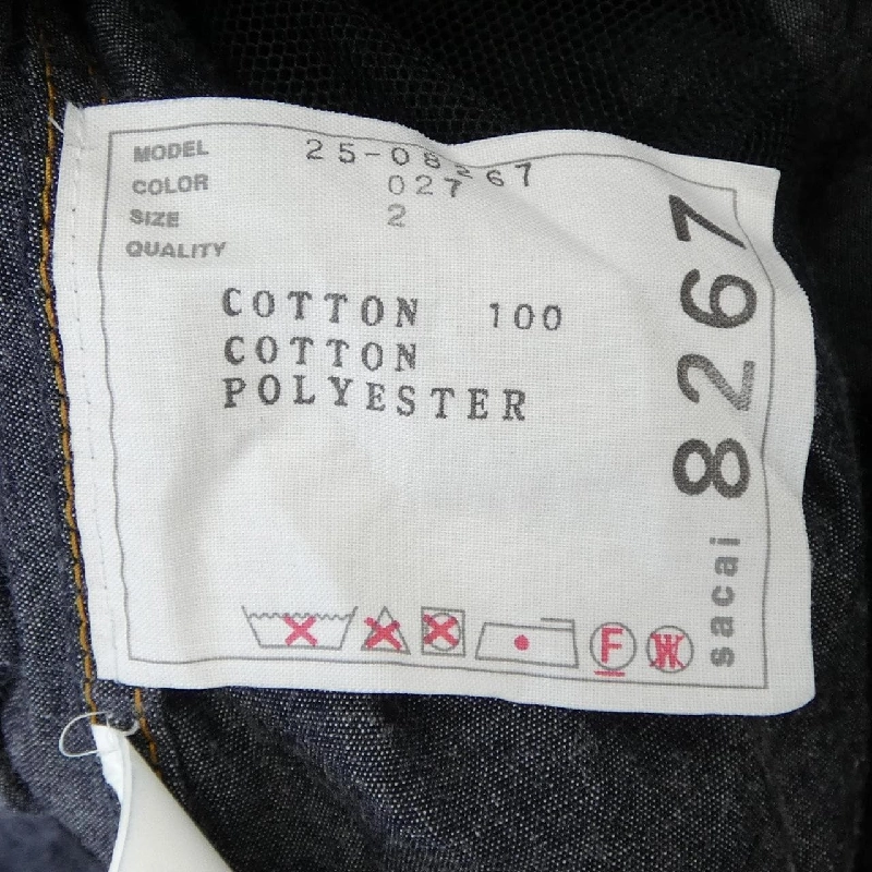 SACAI DUNGAREE COTTON JERSEY 25-08267 Áo - Hàng hiệu Chính hãng 822041