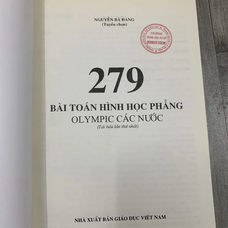 279 bài toán hình học phẳng olympic các nước. 3b1 689224