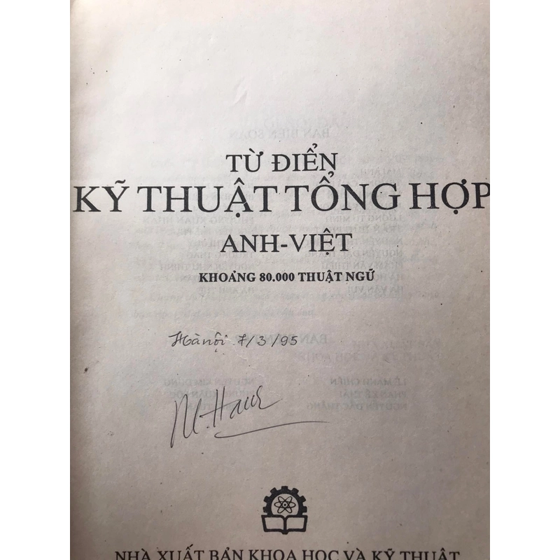 TỪ ĐIỂN KỸ THUẬT TỔNG HỢP(Kiến trúc,xây dựng,..) 465845