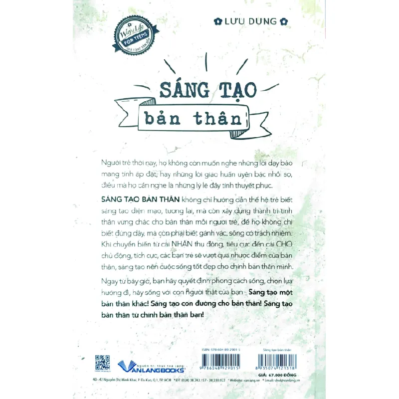 Quà Tặng Tâm Hồn - Sáng Tạo Bản Thân - Lưu Dung 289043