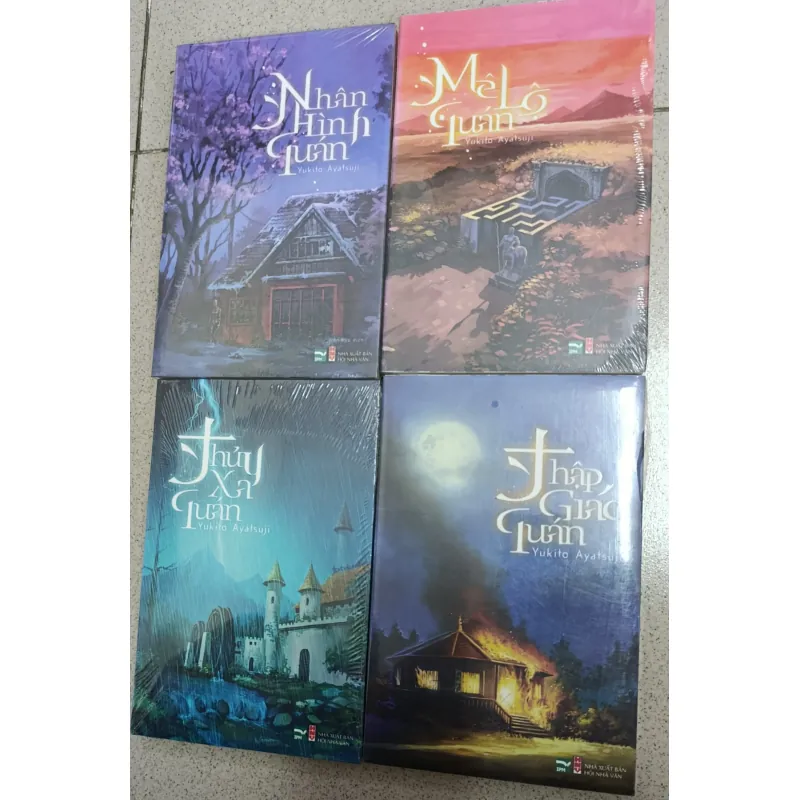 THỦY XA QUÁN-THẬP GIÁC QUÁN-MÊ LỘ QUÁN-NHÂN HÌNH QUÁN - YUKITO AYATSUJI 674322