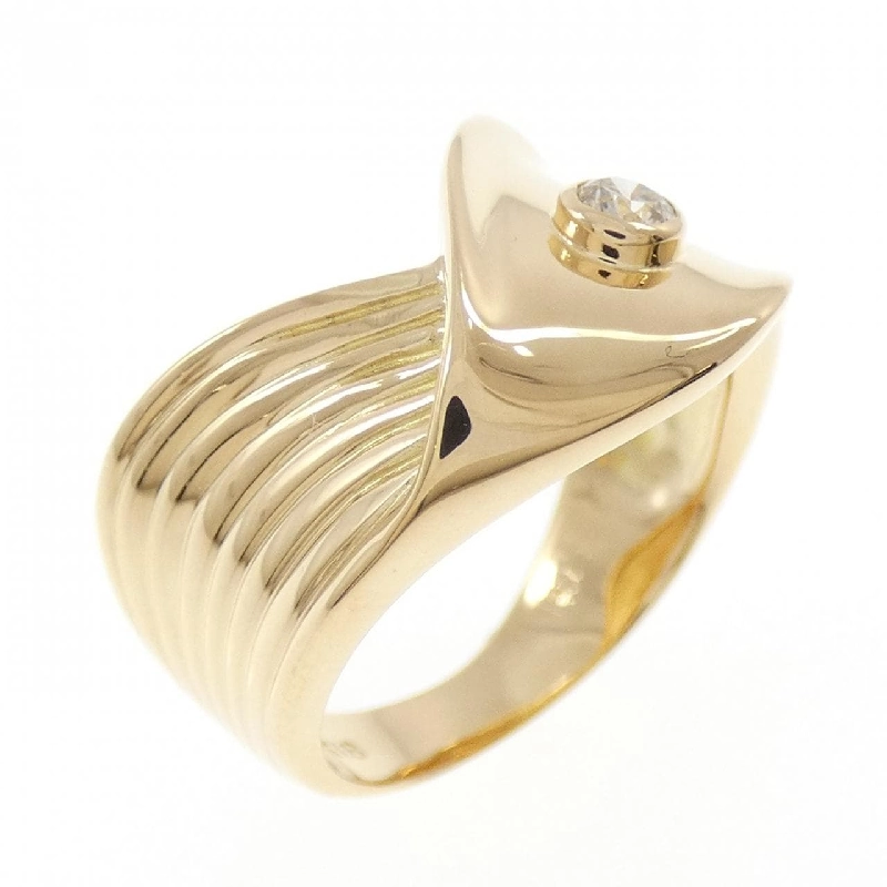 Nhẫn kim cương K18YG 0.11CT 668136