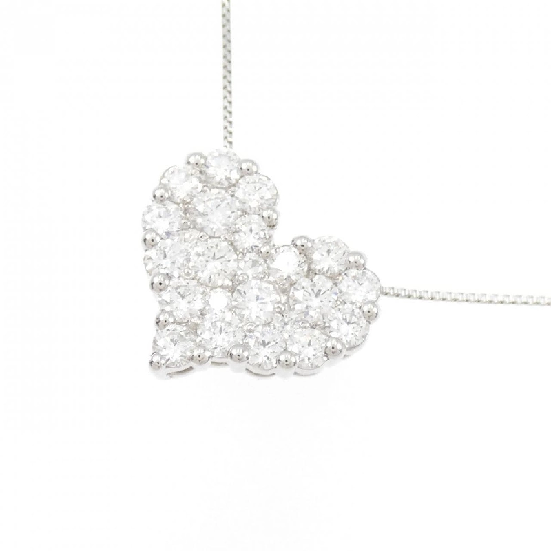 Dây chuyền kim cương hình trái tim PT900/PT850 1.00CT - Hàng hiệu Chính hãng 862442