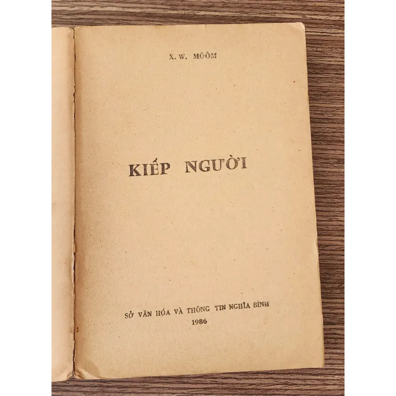 Nhà văn Anh William Somerset Maugham & tiểu thuyết KIẾP NGƯỜI (372 trang) 705065
