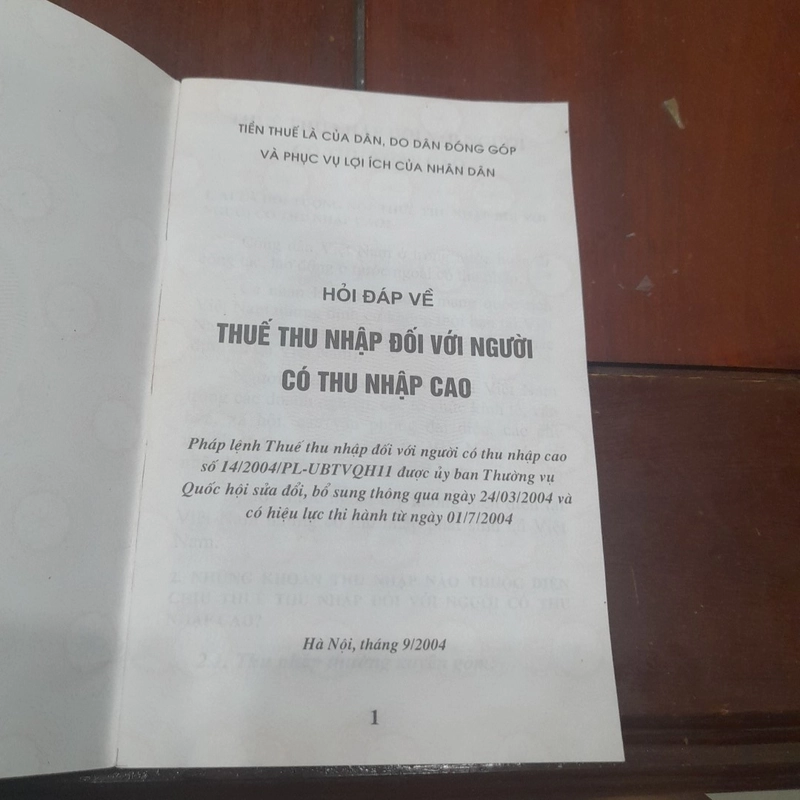 Hỏi đáp về Thuế Thu nhập đối với người có thu nhập cao 524685