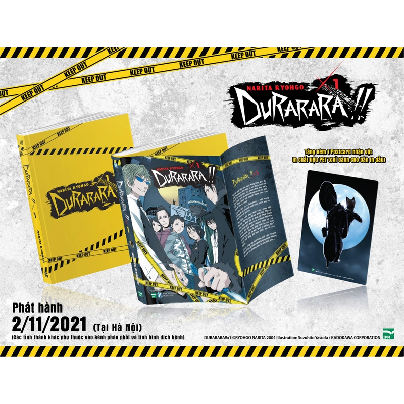 Durarara!! - 1 (Bản đặc biệt) - [SEAL] Tặng kèm 1 Postcard in chất liệu PET - Giá bìa 110k 463263