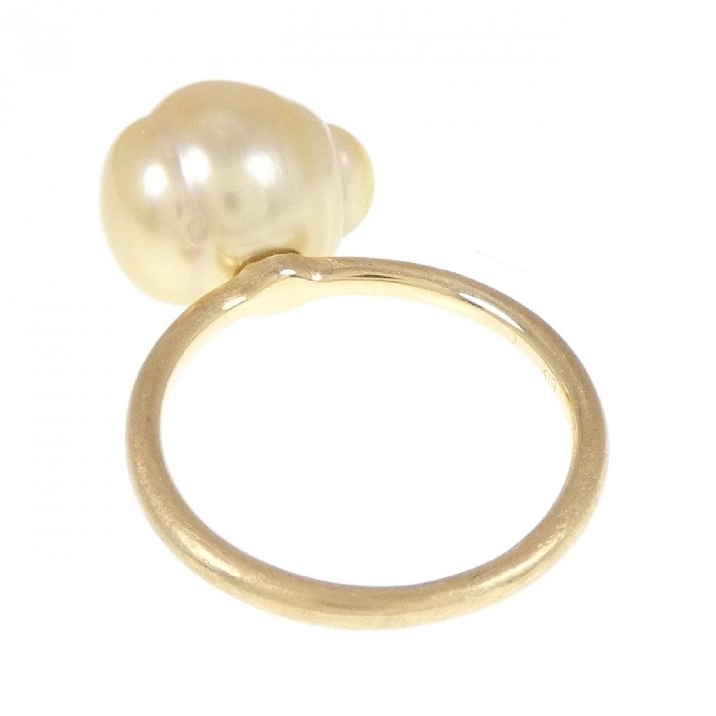 Nhẫn ngọc trai trắng K18YG - Hàng hiệu Authentic 855571