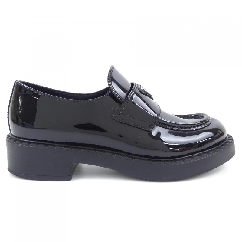 Giày lười Prada PRADA màu chocolate với logo tam giác 1D246M 659319