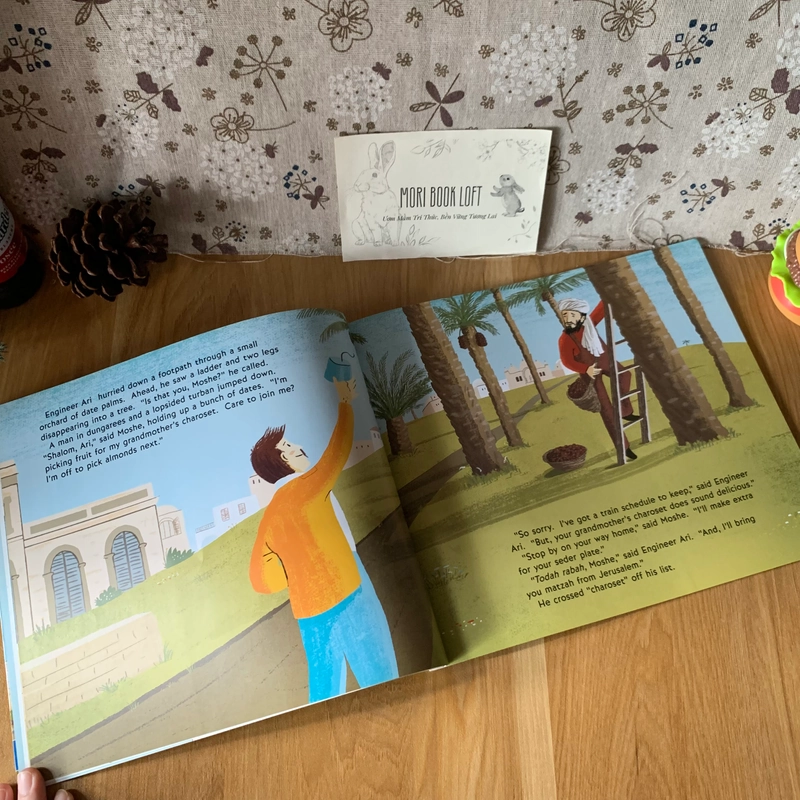 Sách tranh tiếng anh Engineer Ari and the Passover Rush, Used, Picture Book For Kids 446666