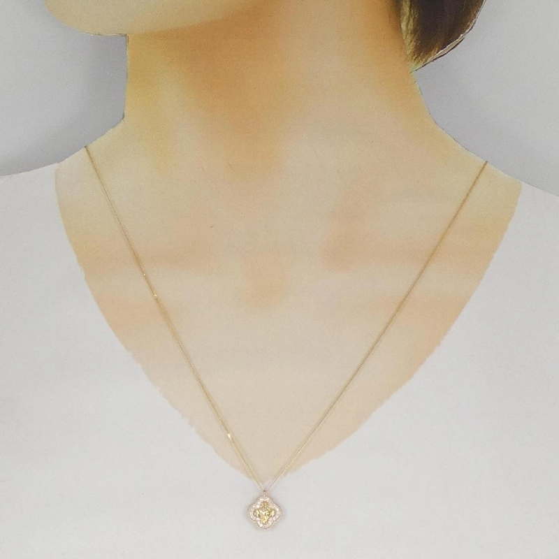 K18PG/K18YG Dây chuyền kim cương 0.25CT - Hàng hiệu Chính hãng 848158