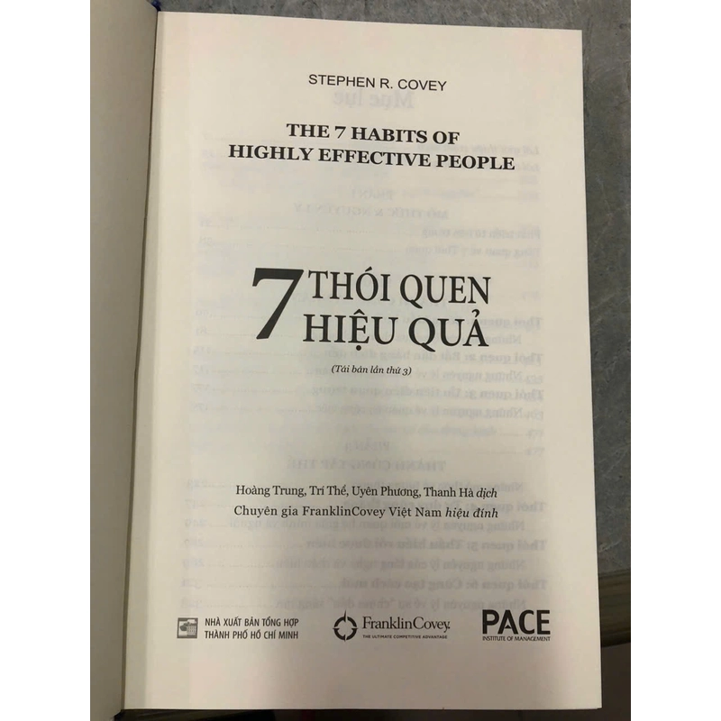 7 THÓI QUEN HIỆU QUẢ - STEPHEN R. COVEY 476142