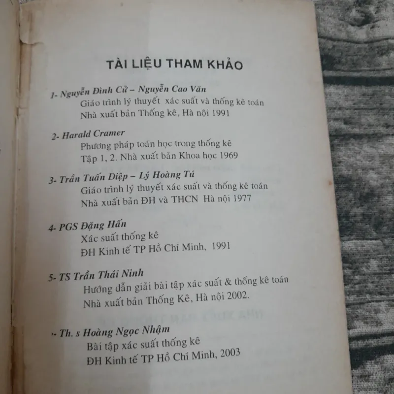 Giáo trình Xác xuất và Thống kê Toán. GV Hoàng Ngọc Nhậm- ĐH Kinh Tế HCM  607208