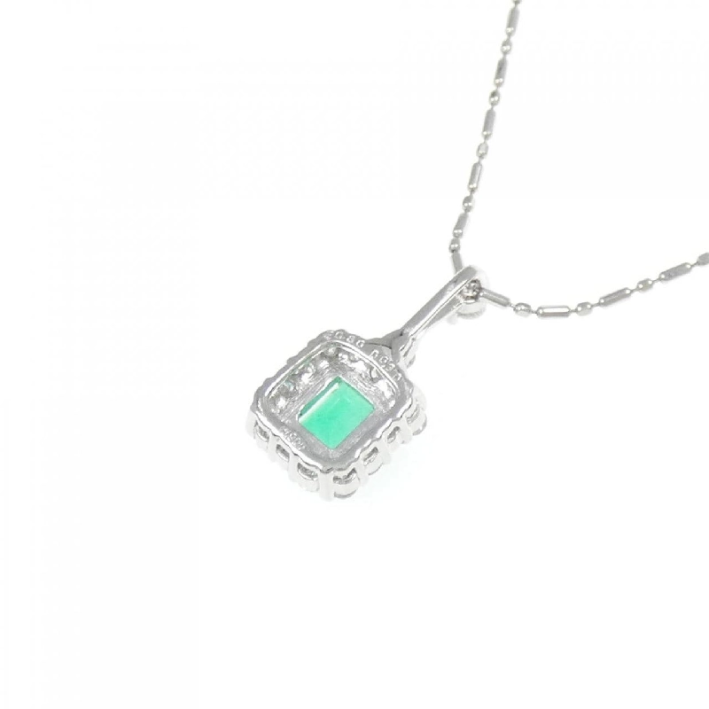 Dây chuyền ngọc lục bảo PT900/PT850 0.80CT - Hàng hiệu Authentic 859620