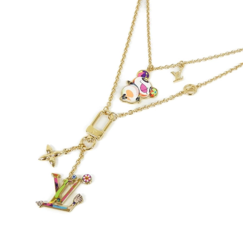 【Sản phẩm chưa sử dụng】Louis Vuitton Bộ 2 dây chuyền siêu phẳng M02499 624515