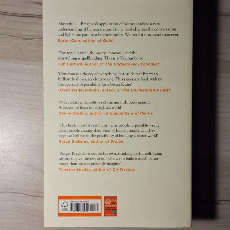 Rutger Bregman - Humankind: A Hopeful History 933921