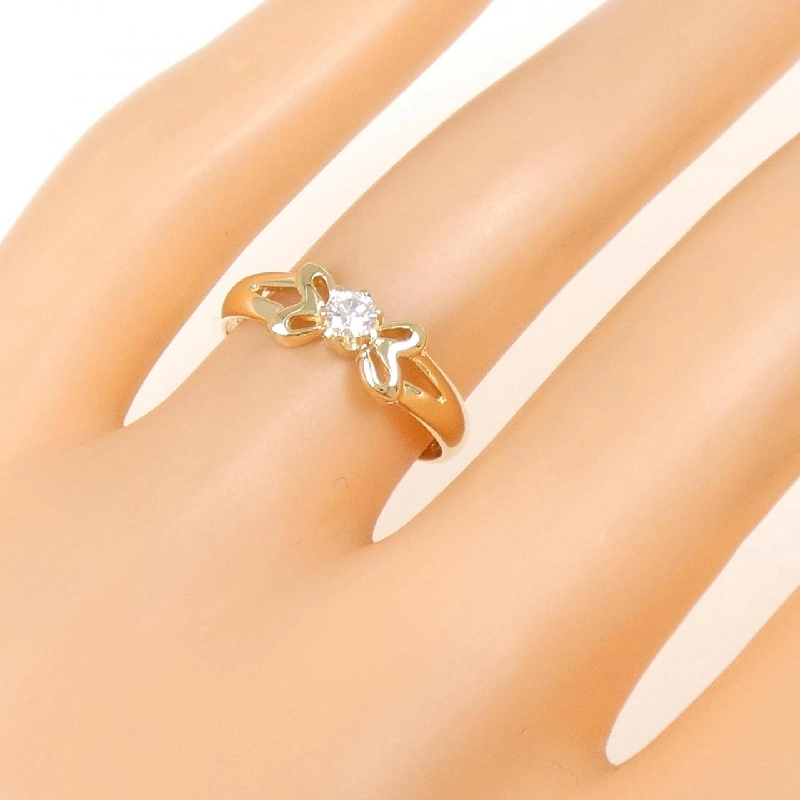 Nhẫn kim cương K18YG 0.11CT - Hàng hiệu Authentic 852158