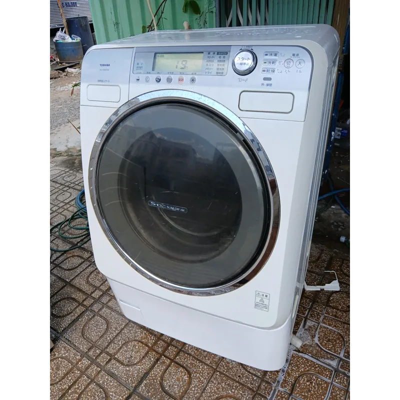 Máy giặt nội địa nhật 110V có sấy khô mặc ngay 675012