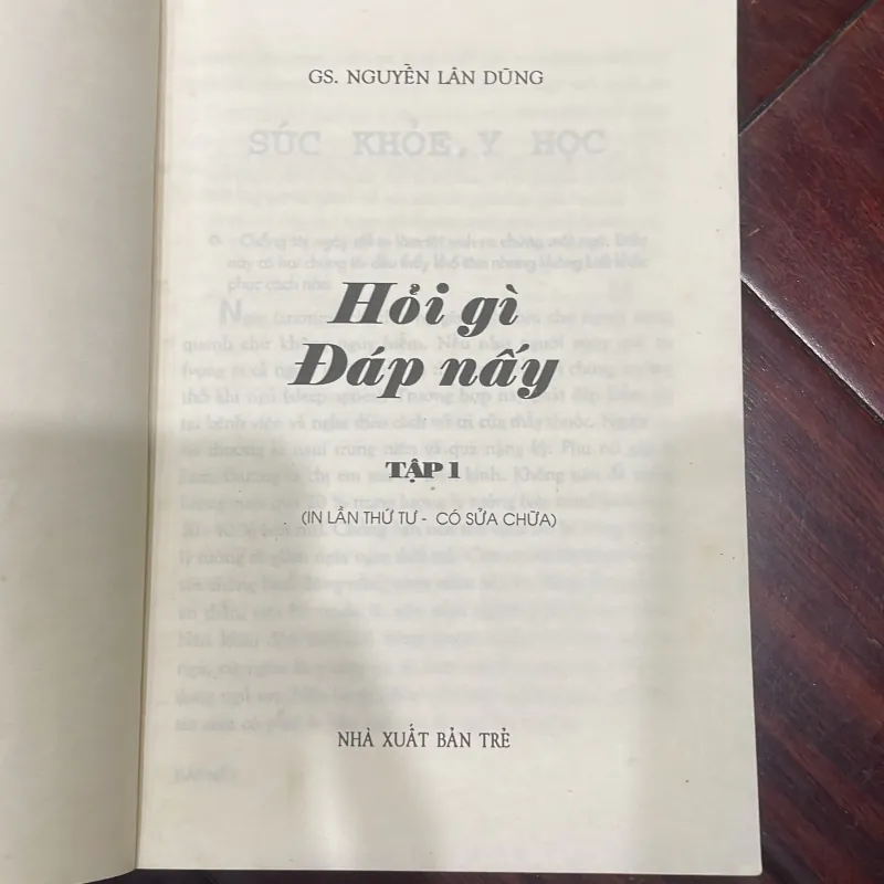 Gs. nguyễn lân dũng - hỏi gì đáp nấy tập 1 - 2001  1026060