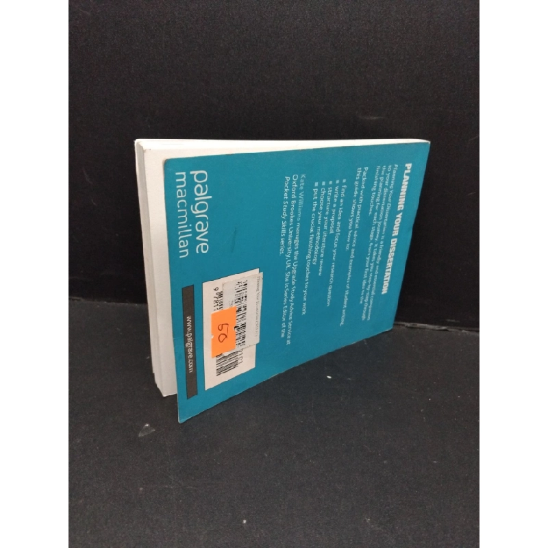 [Phiên Chợ Sách Cũ] Planning your dissertation Williams 2303 426627