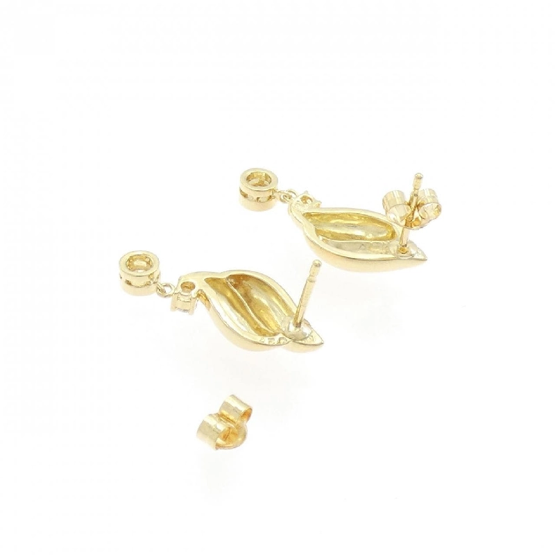 K18YG Bông tai kim cương 0.27CT - Hàng hiệu Chính hãng 870102