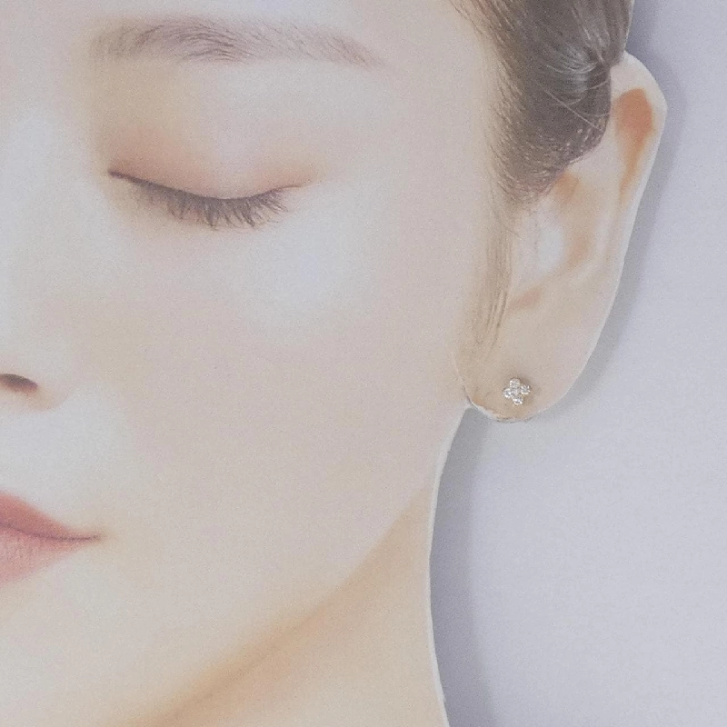 K18YG Bông tai hoa kim cương 0.20CT - Hàng hiệu Chính hãng 871169
