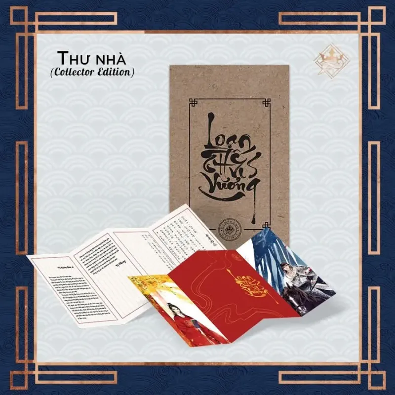 BOXSET LOẠN THẾ VI VƯơNG BẢN TOÀN TẬP + 4 POSCARD + HỘP NOTE + THƯ NHÀ 198993
