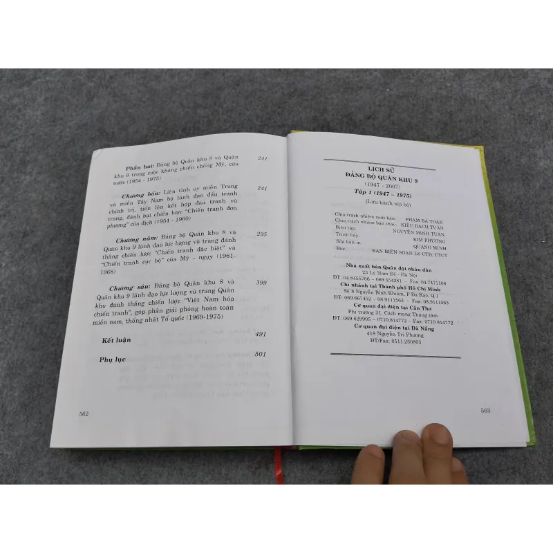 LỊCH SỬ ĐẢNG BỘ QUÂN KHU 9 (1947 - 2007) TẬP I (1947 - 1975) 936753