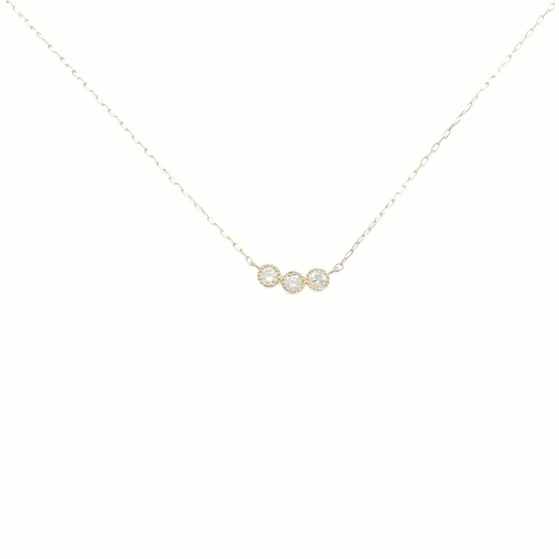 K18YG Dây chuyền kim cương 0.10CT - Hàng hiệu Chính hãng 858495