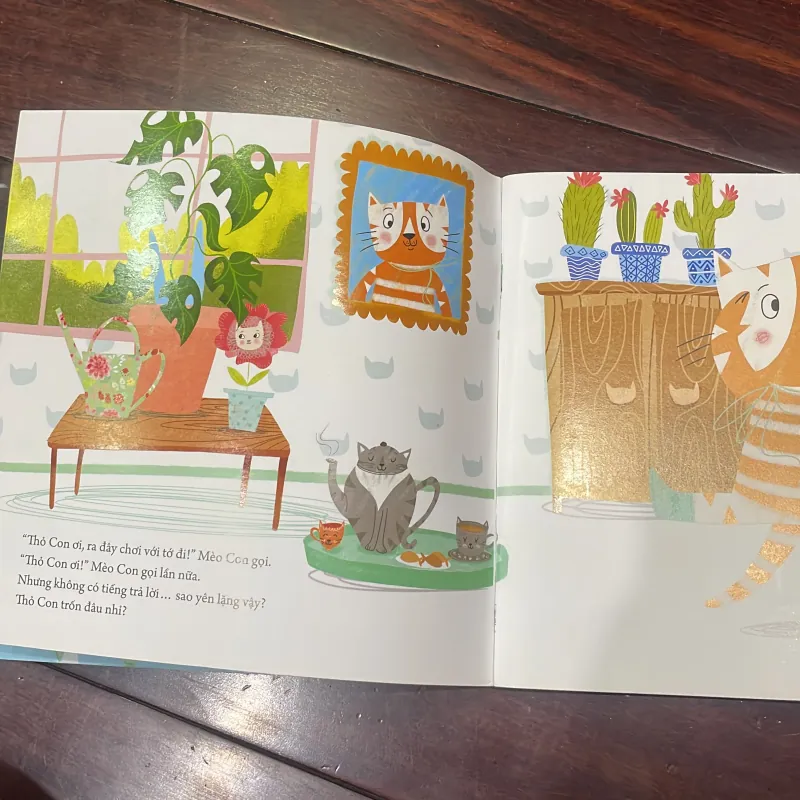 THỎ CON TRỐN ĐÂU NHỈ - hộp háo hức / sách song ngữ  1028153