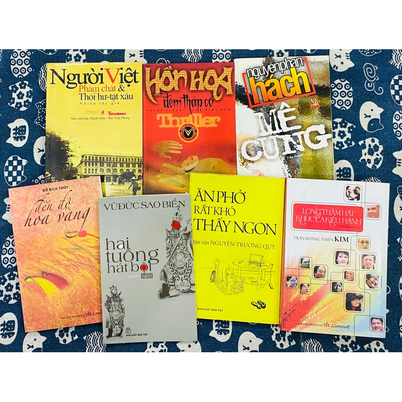 Lô sách Việt Nam: 250k/07 cuốn free ship 538953