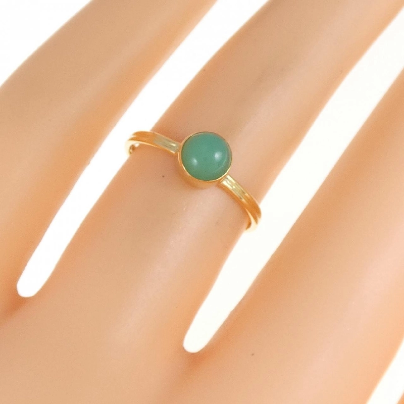 Nhẫn Chalcedony 750YG 670092