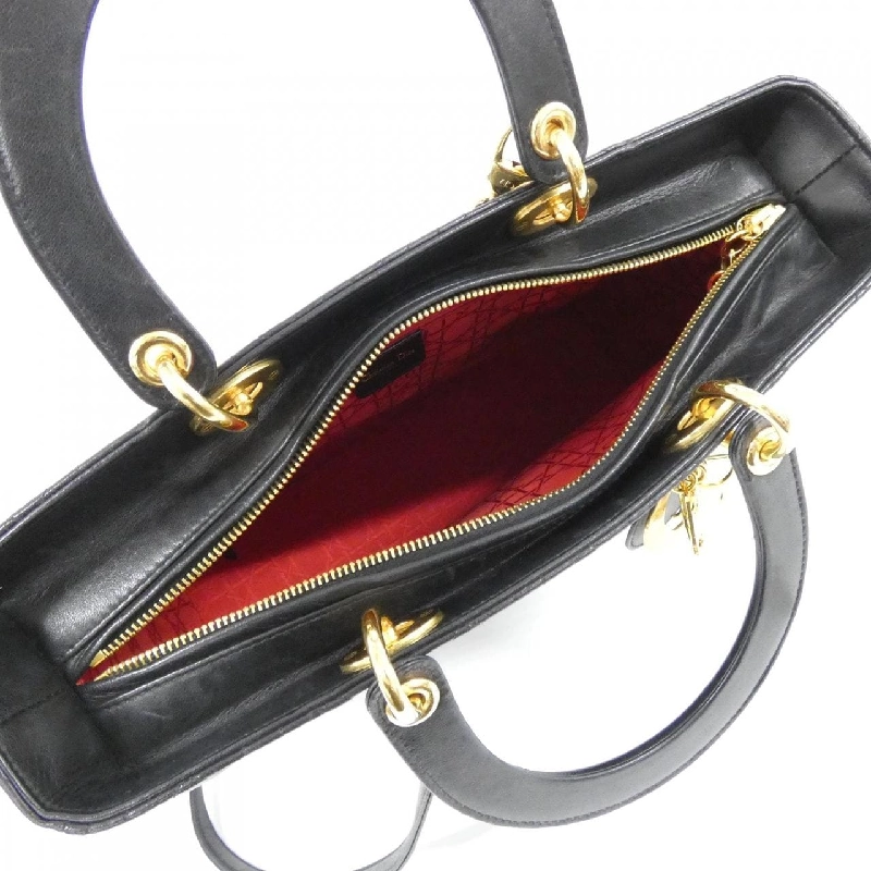 【Vintage】Christian Dior Lady Dior Large CAL44560 Bag 617244