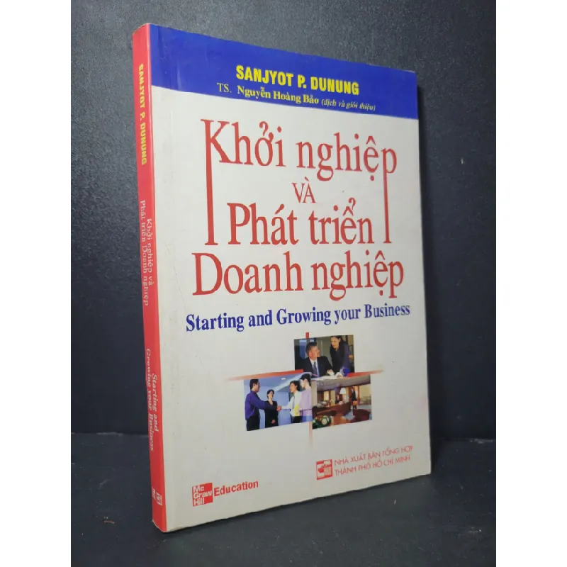 [Sách Cũ SCGR] Khởi nghiệp và phát triển doanh nghiệp mới 80% bẩn bìa, ố nhẹ, highlight, chữ viết 2008 Sanjyot P.Dunung HCM2205 MARKETING KINH DOANH 681127