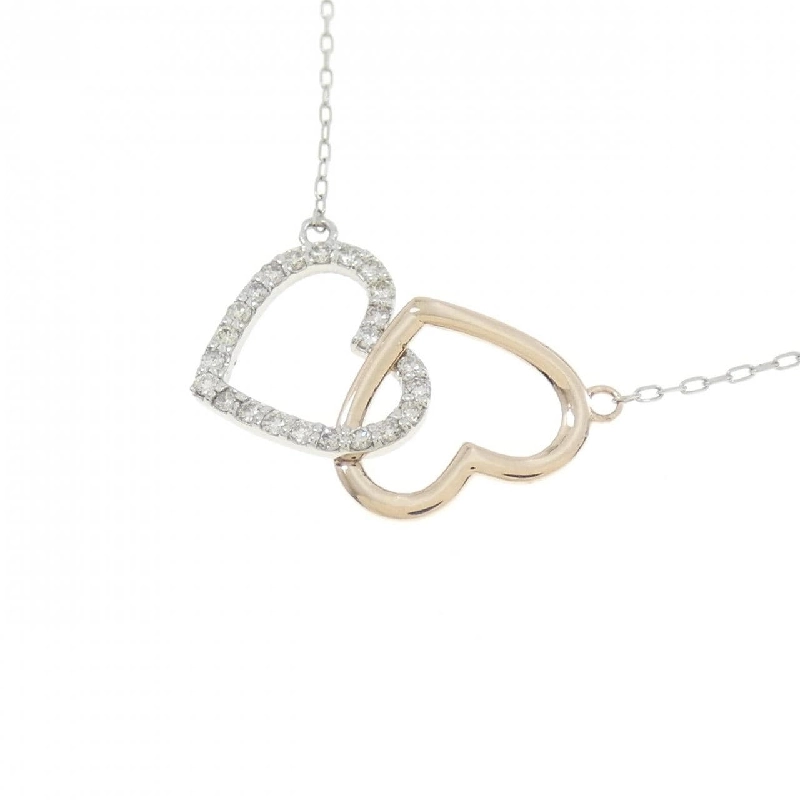 PT/K18PG Dây chuyền hình trái tim kim cương 0.13CT - Hàng hiệu chính hãng 864353