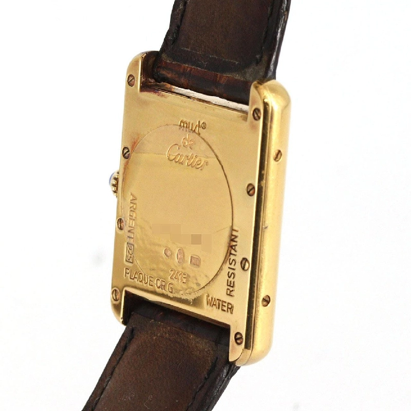 Cartier Must Tank Date LM W1014154 Bạc Quartz - Hàng hiệu Chính hãng 880558