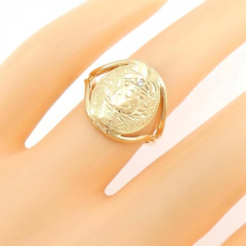 Nhẫn kim cương K18YG - Hàng hiệu Authentic 845725