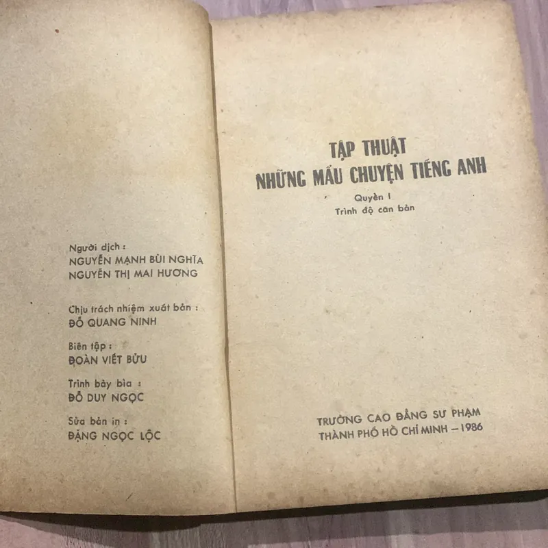 Song ngữ: TẬP THUẬT NHỮNG MẪU CHUYỆN TIẾNG ANH, Trình độ căn bản 703715
