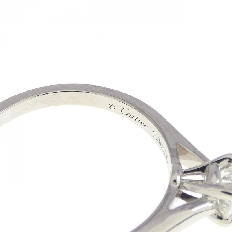 Cartier 1895 Solitaire Nhẫn 0.30CT F VS1 3EXT - Hàng hiệu Chính hãng 839414