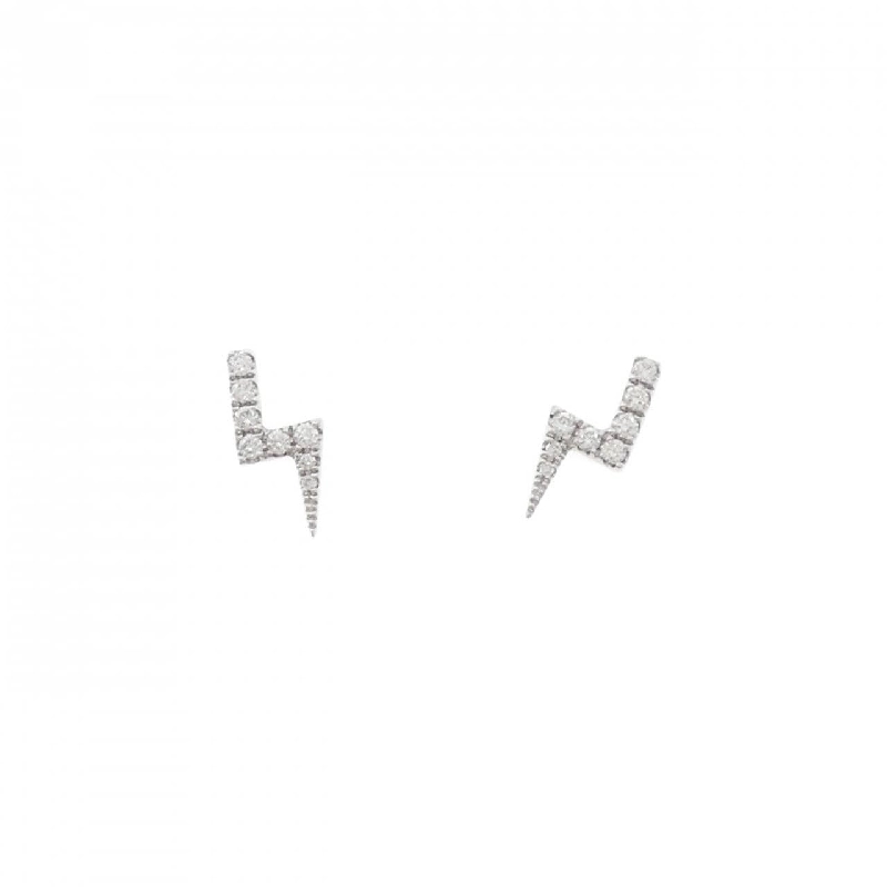 Bông tai kim cương 750WG/K18WG 0.10CT - Hàng hiệu Authentic 865734