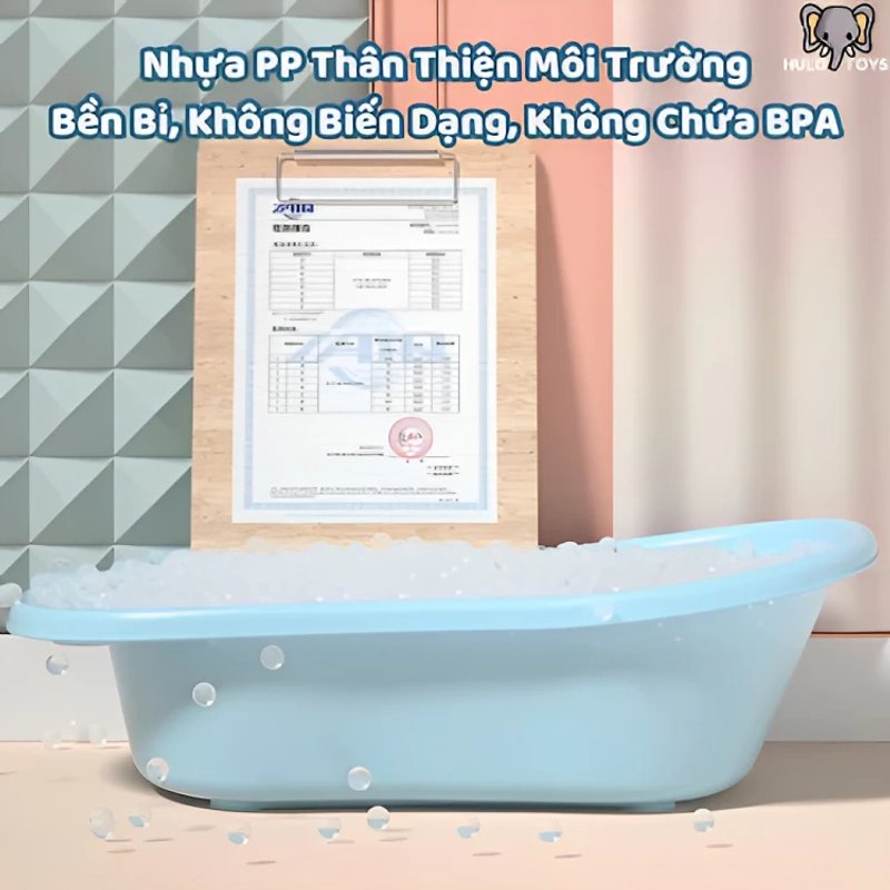 Chậu Tắm Cao Cấp Cho Bé Có Van Thoát Nước, Thau Tắm Cho Bé Sơ Sinh 548352