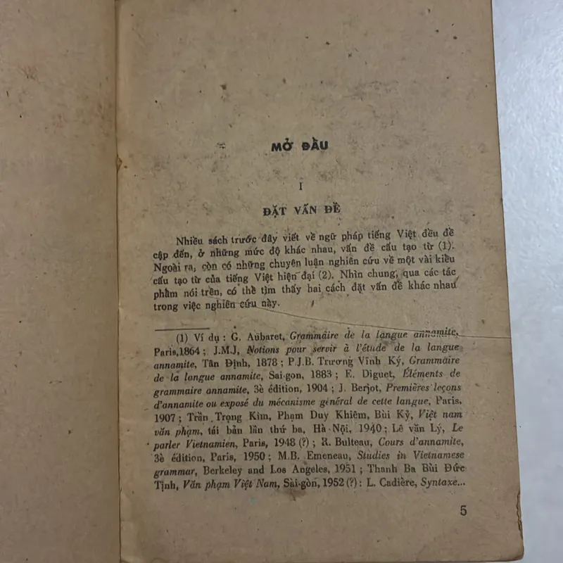 Vấn đề Cấu tạo từ của Tiếng Việt hiện đại - 1976s 729321