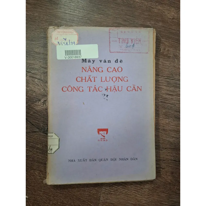 MẤY VẤN ĐỀ NÂNG CAO CHẤT LƯỢNG CÔNG TÁC HẬU CẦN 718512