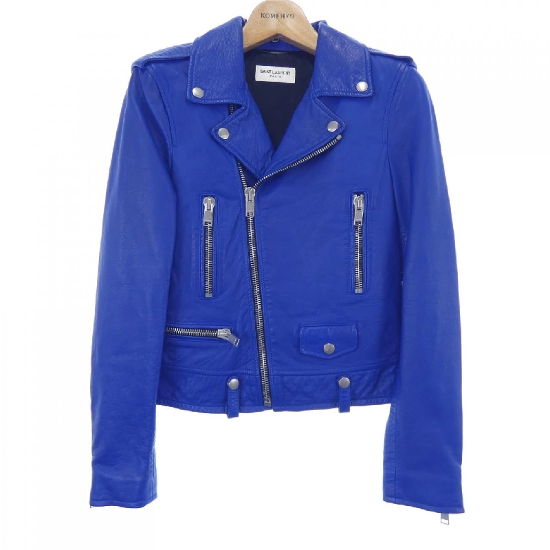 【Mã giảm giá】Áo khoác da SAINT LAURENT 636398