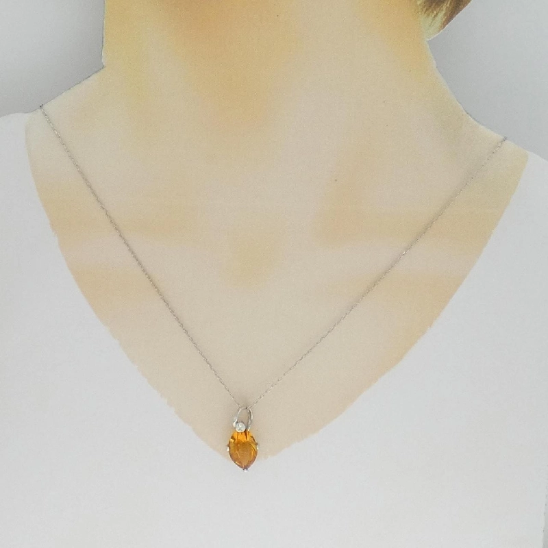 PT Citrine Necklace - Hàng hiệu Authentic 865052