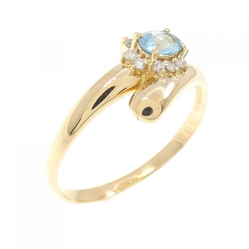 Nhẫn Blue Topaz K18YG 672819