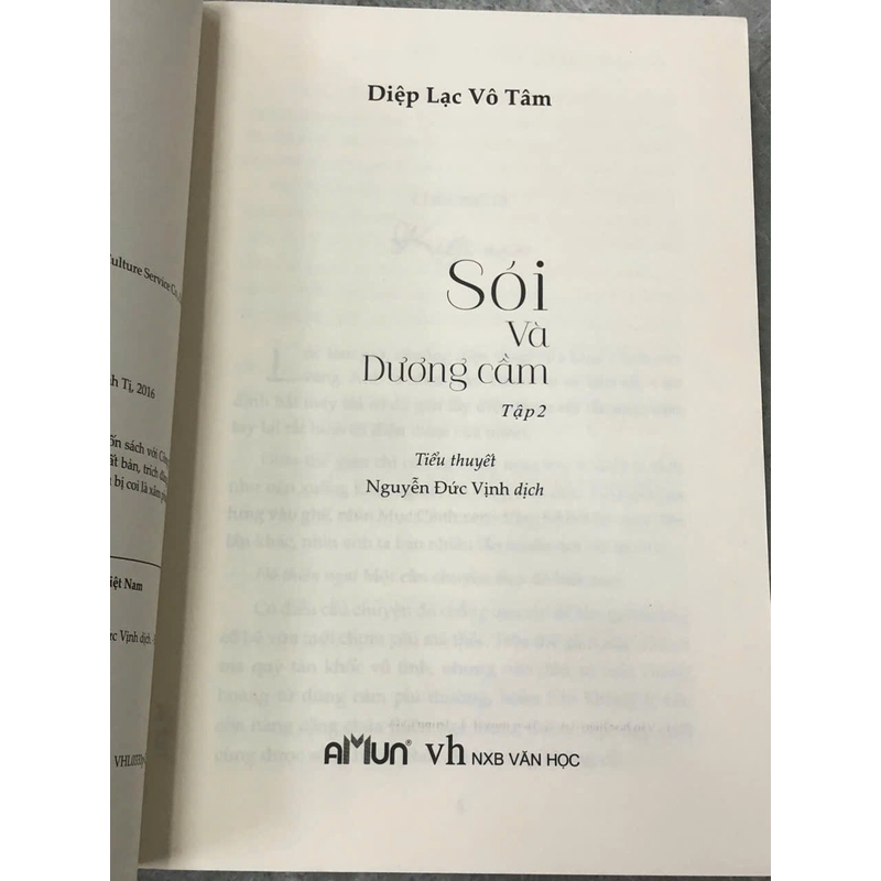 SÓI VÀ DƯƠNG CẦM 2 - NGUYỄN ĐỨC VỊNH dịch 475670