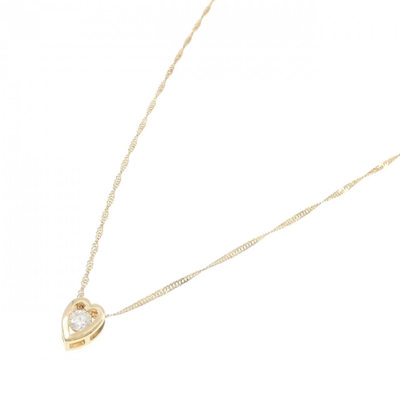 K18YG Dây chuyền trái tim kim cương 0.19CT - Hàng hiệu Chính hãng 859208