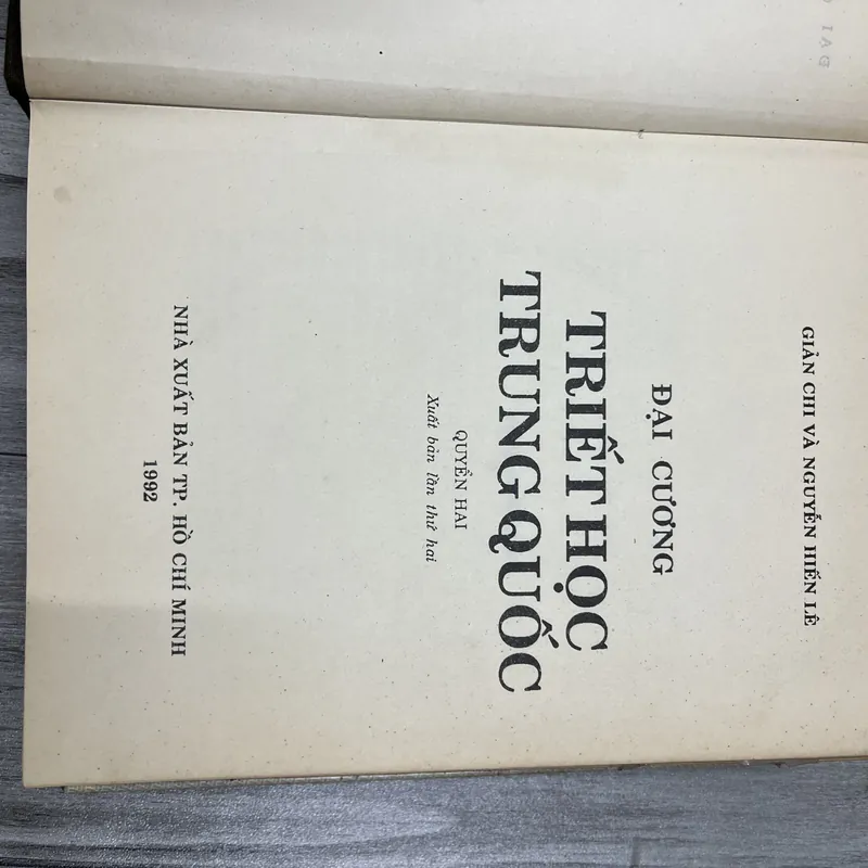 Đại cương triết học Trung Quốc 2 tập. 6b3 737249