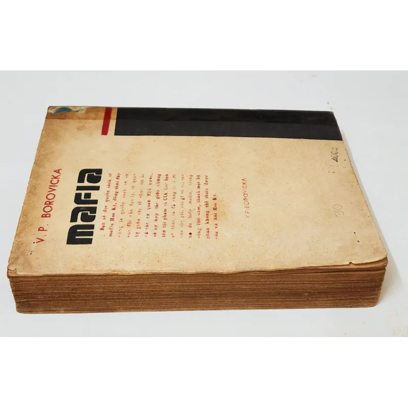 Tiểu thuyết về CIA & Mỹ: MAFIA (nhà văn Tiệp Khắc V. P. Borovicka) 758218