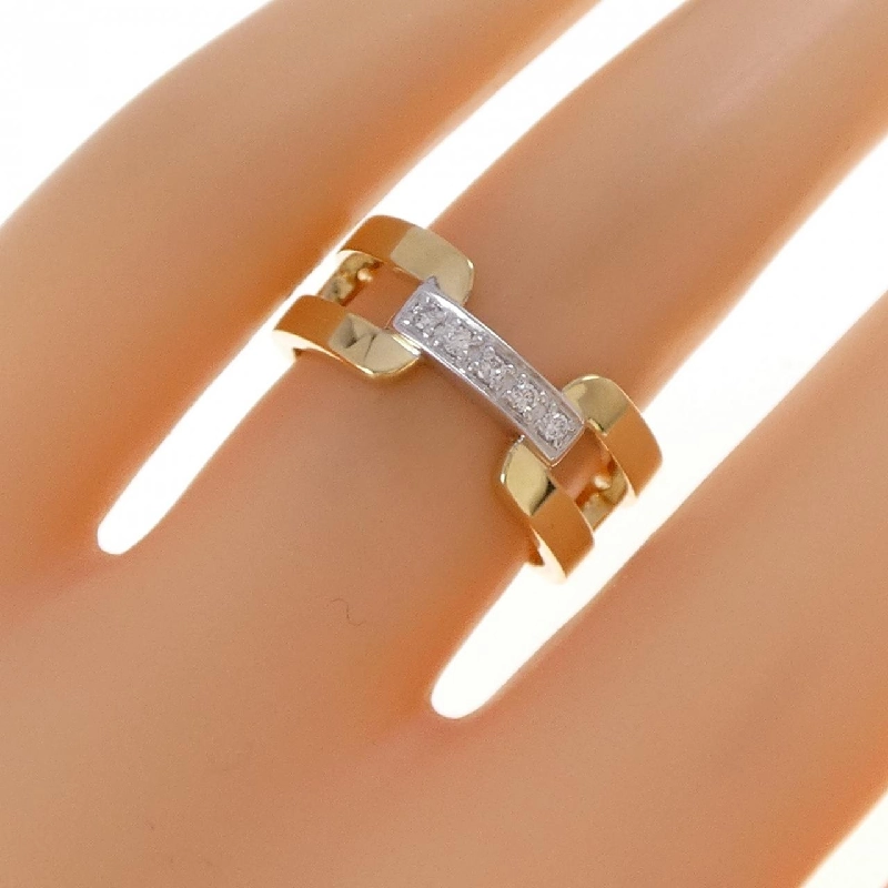 Nhẫn kim cương K18YG/K18WG 667495